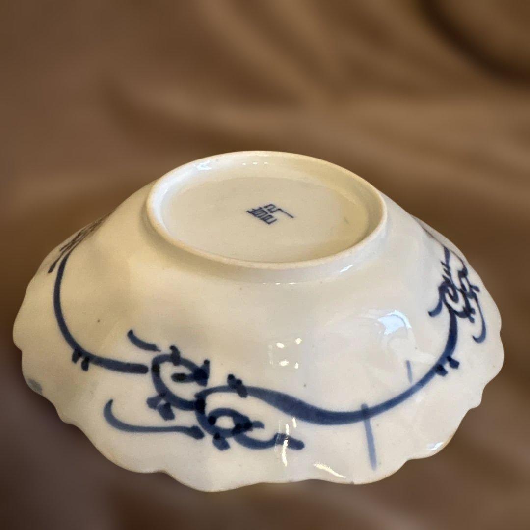 ⬛︎五寸変形皿11枚⬛︎染付手描⬛︎古伊万里⬛︎