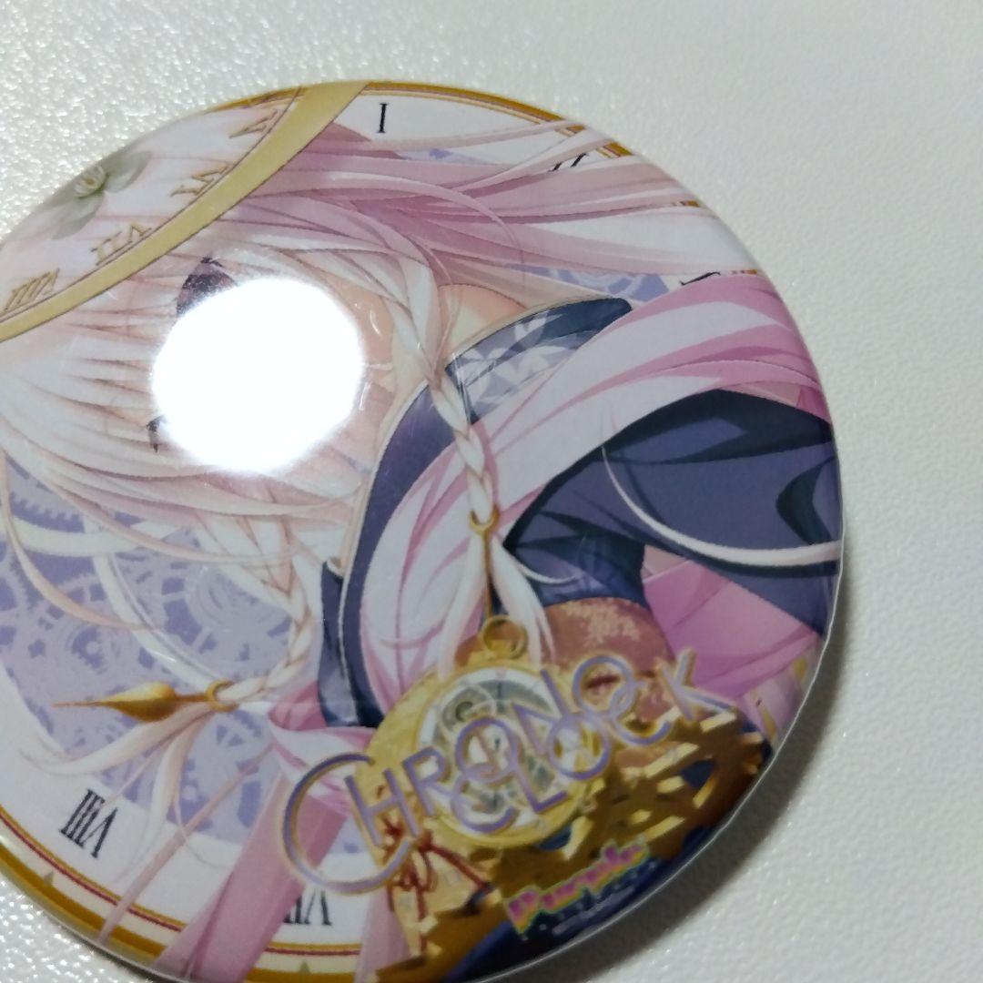 【クロノクロック】クロ 缶バッジ パープルソフトウェア