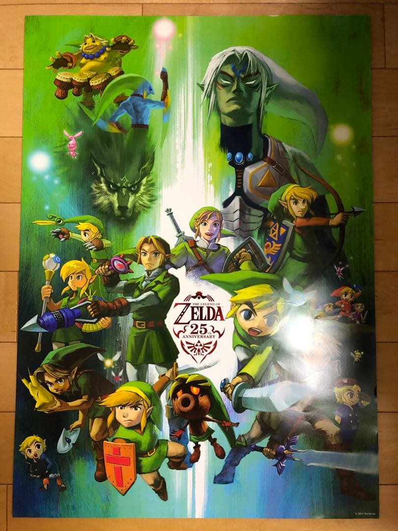 非売品】任天堂 ゼルダの伝説 歴代リンク 鬼神リンク B2 サイズ ポスター