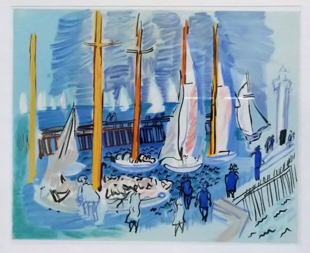 bb/ラウル・デュフィのリトグラフ 「Regates」 bb/ラウル・デュフィのリトグラフ 「Regates」 bb/ラウル・デュフィの