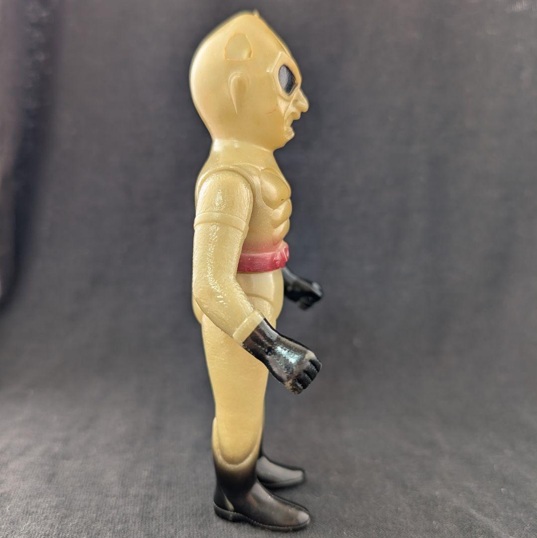 昭和レトロ 当時物 鉄人タイガーセブン 黒仮面 ソフビ ブルマァク