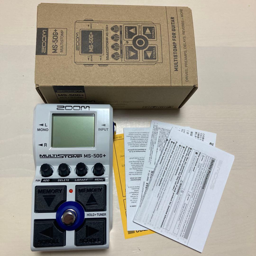 ほぼ未使用 zoom ms-50g+ マルチエフェクター