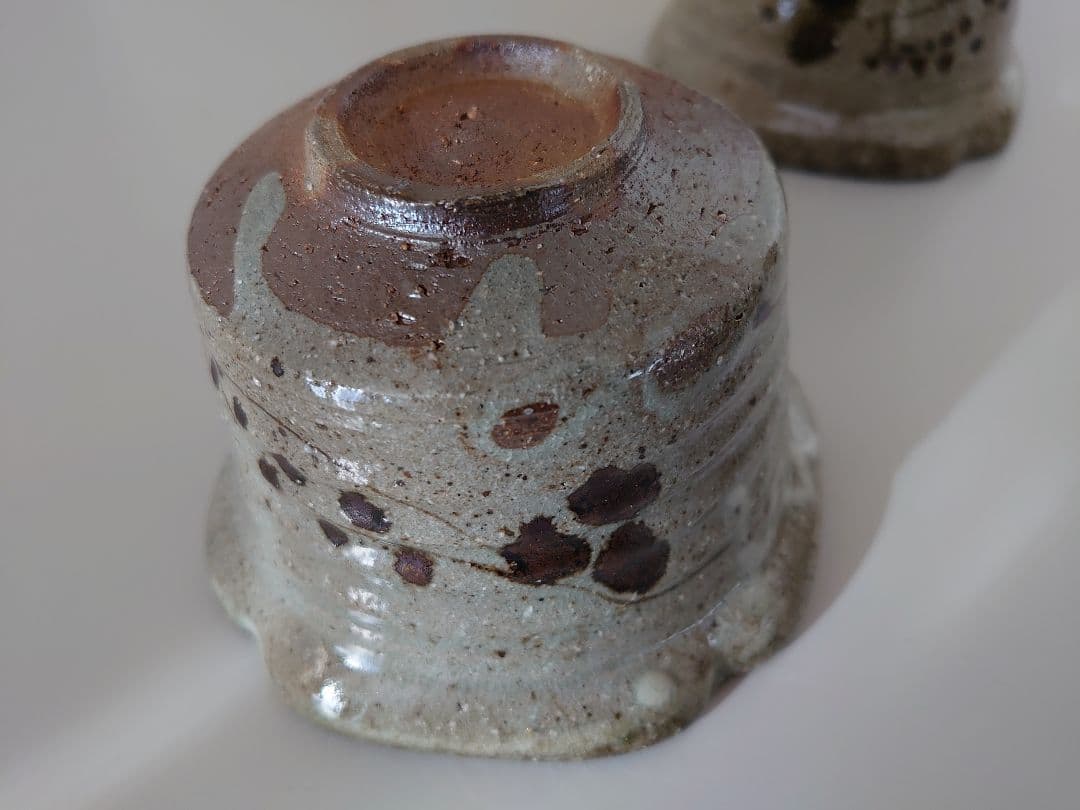 古松淳志作 「絵唐津蔓草文四方深向付」５客