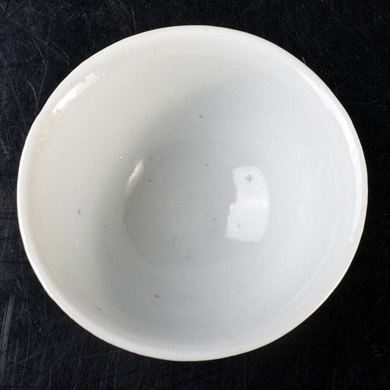 中国　南京染付　青花メダカ文煎茶碗　五客　M　6845