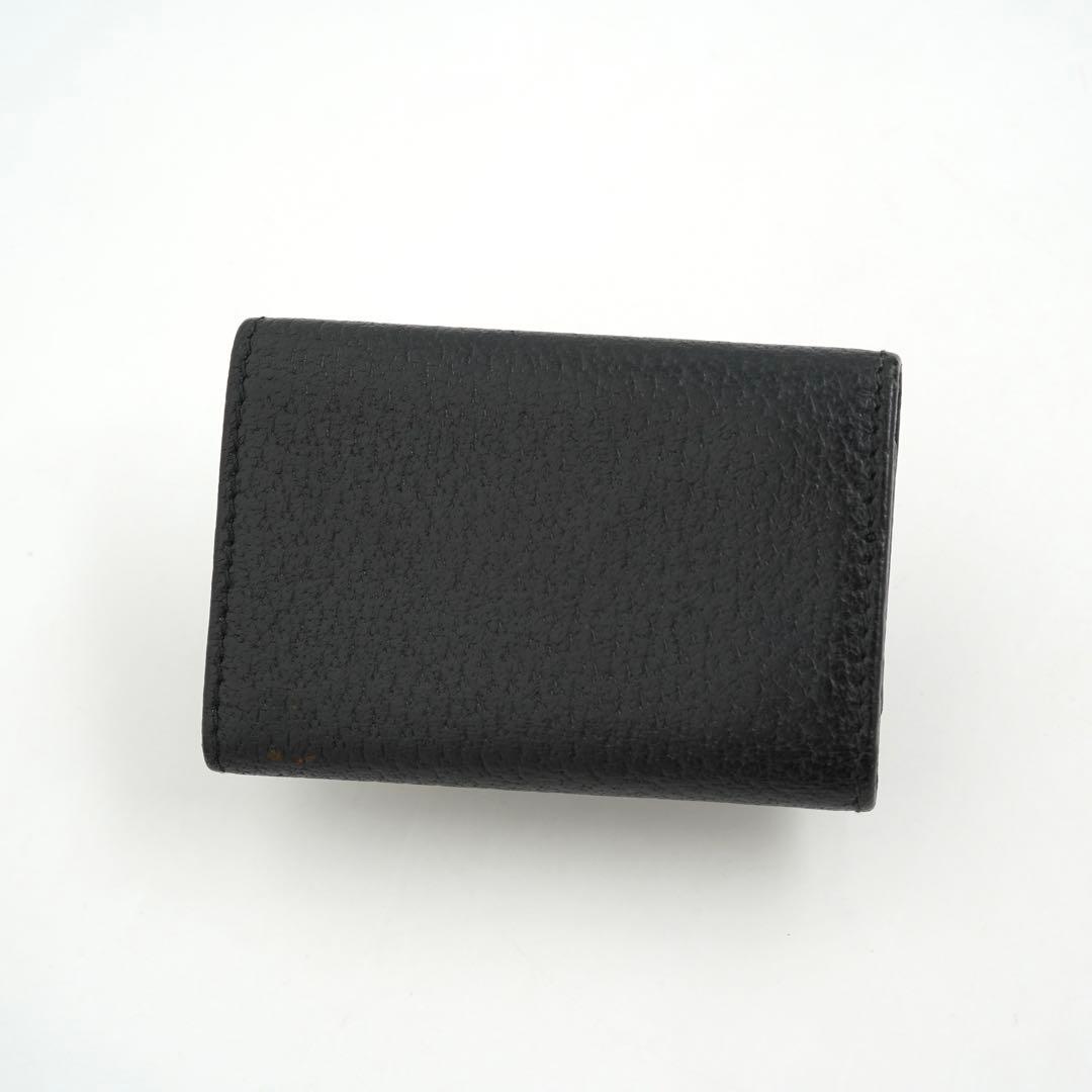 ✨新品未使用✨ グッチ キーケース 6連 シェリーライン レザー ロゴ刻印 箱