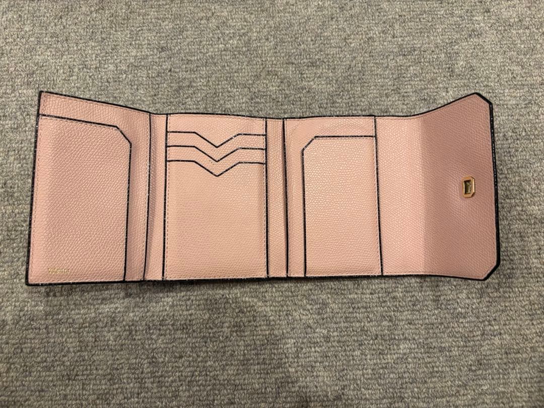 Valextra シティウォレット ペオニア 三つ折り財布