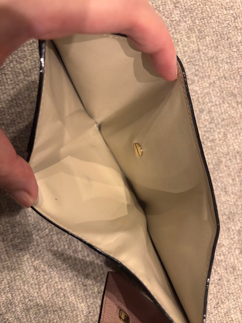 Valextra シティウォレット ペオニア 三つ折り財布