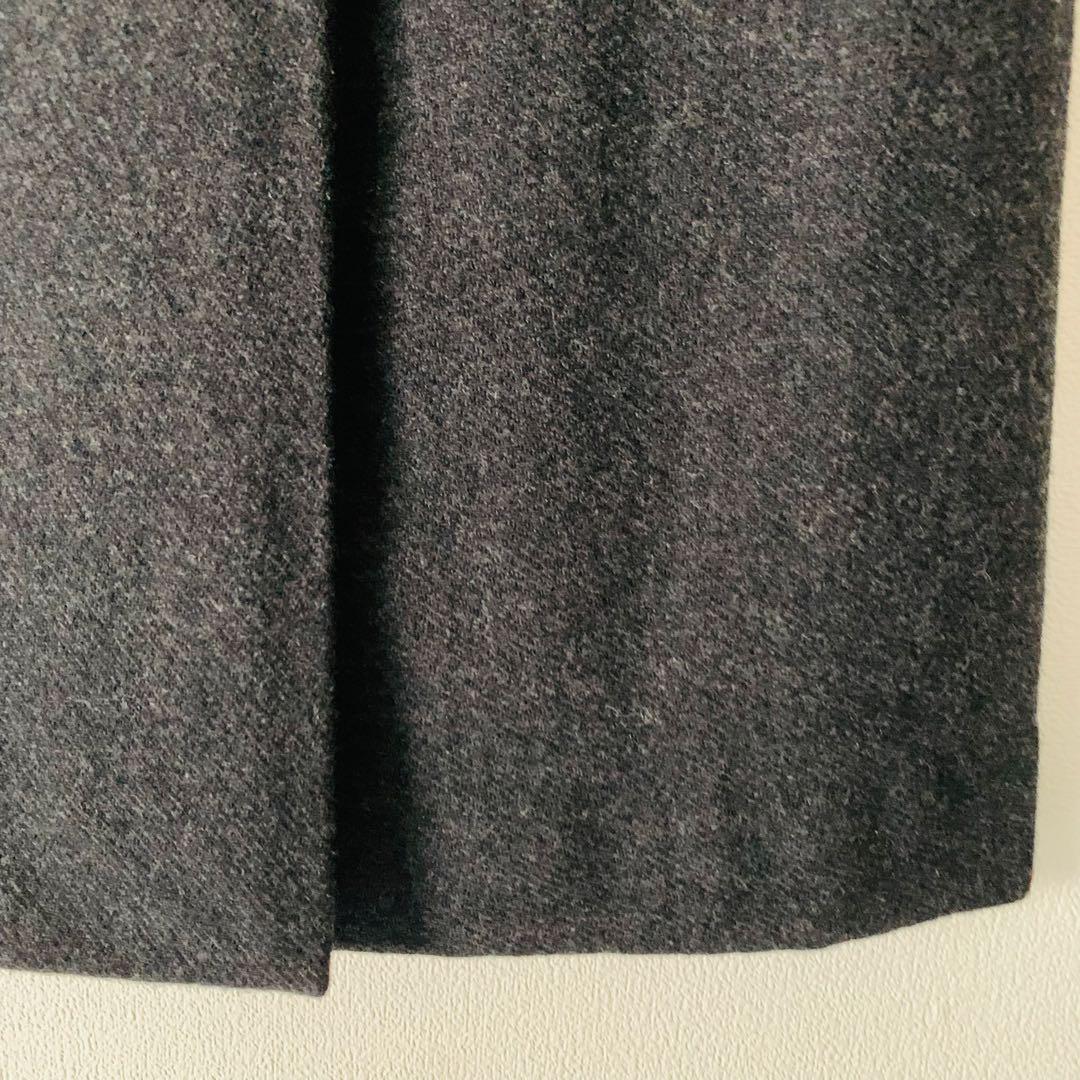 新品未使用タグ付き✨マーガレットハウエル 日本製 ウールスカート ダークグレー