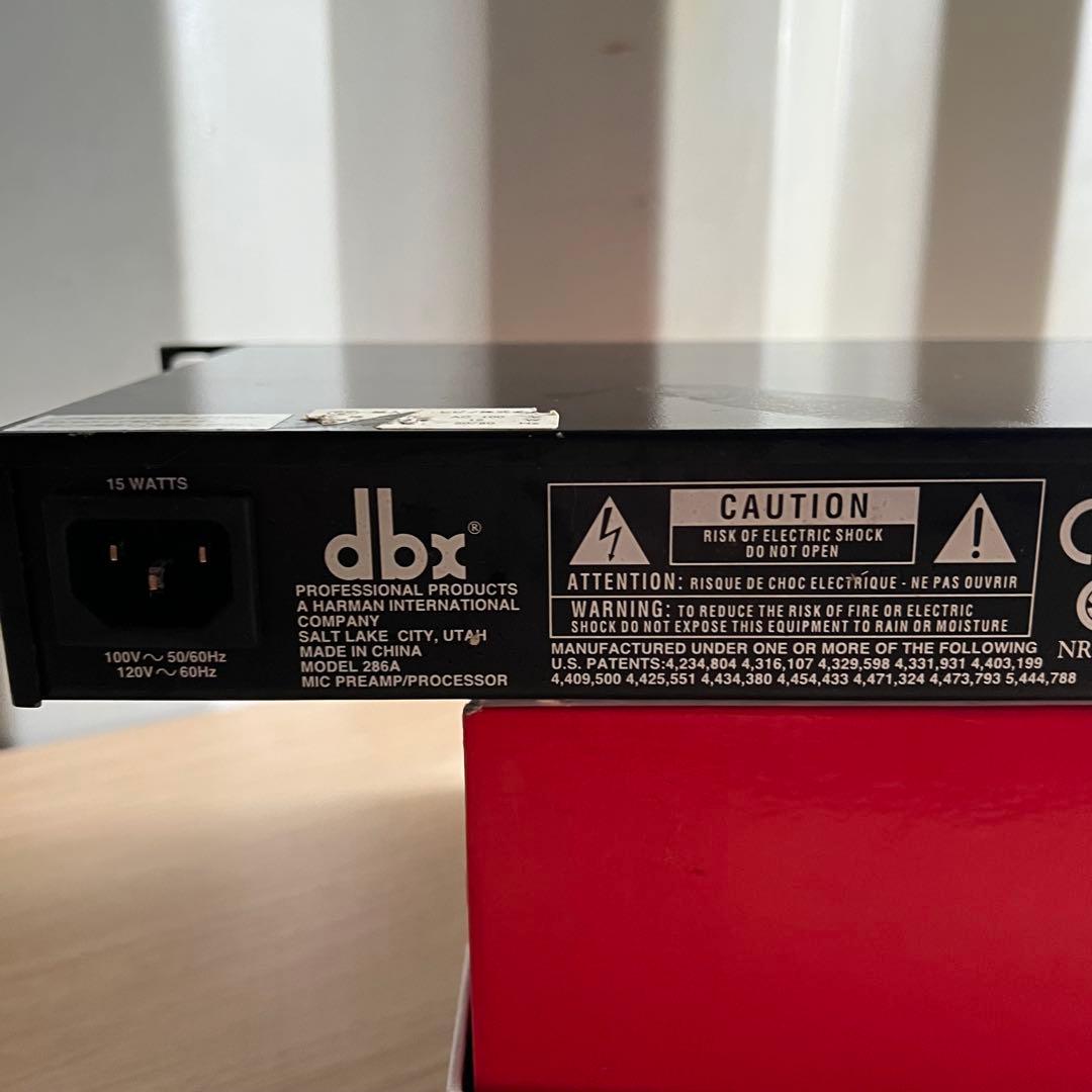 B99激安早い者勝ち ✨　dbx286A マイクプリアンプ　プロセッサー