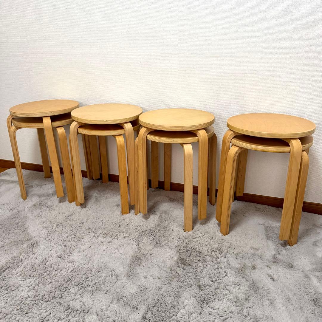 【エル 】IKEA FROSTA フロスタ スツール 8脚