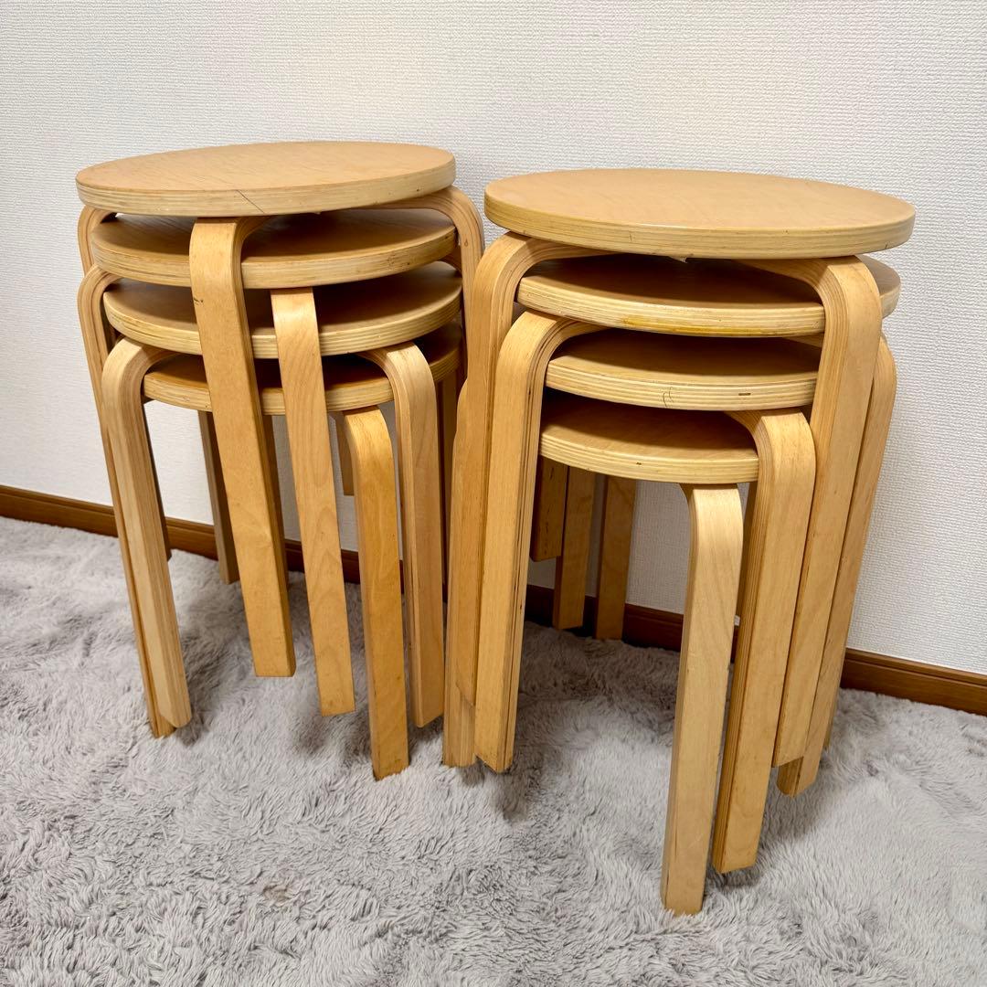 【エル 】IKEA FROSTA フロスタ スツール 8脚