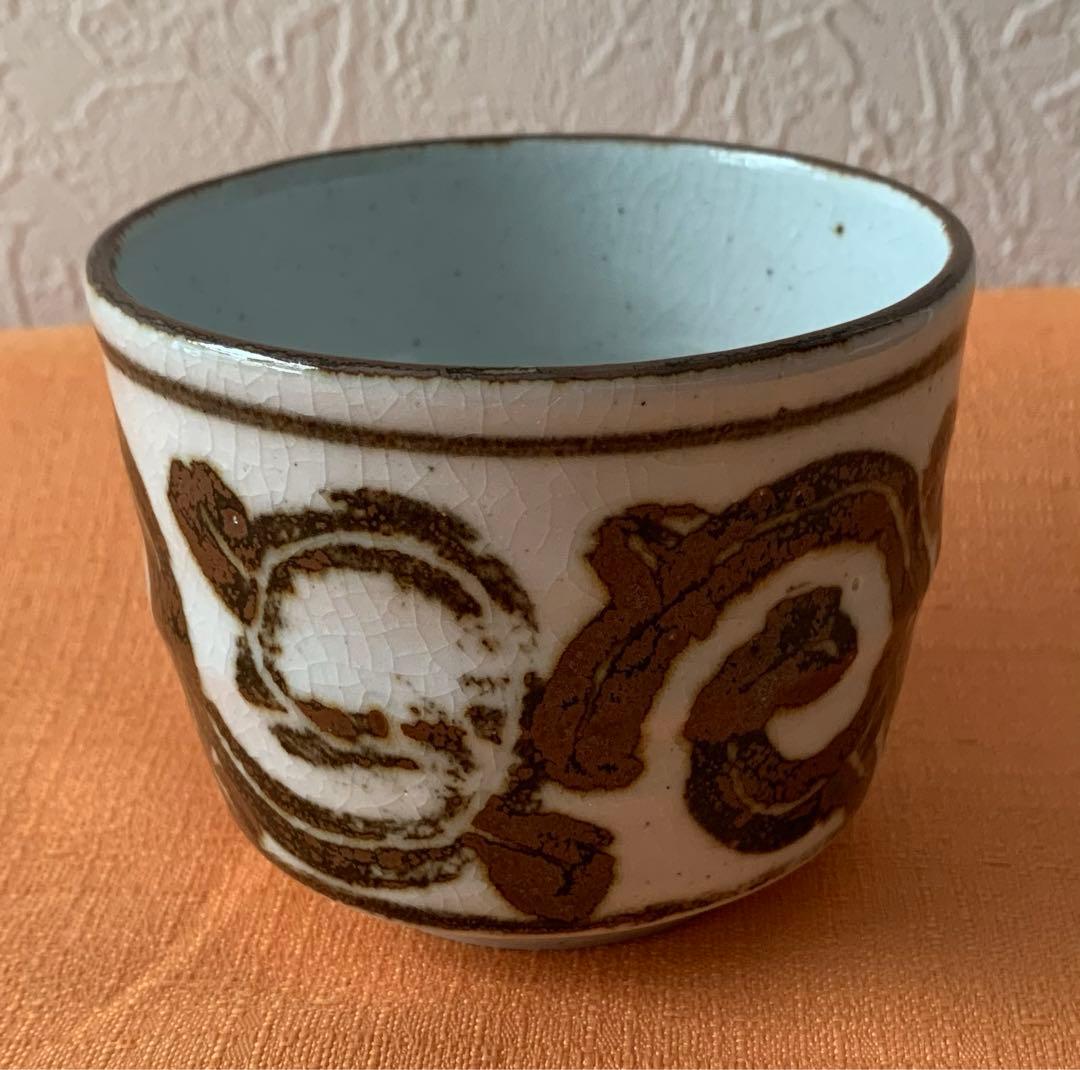 帝国芸術院会員　五代　清水六兵衛　作　鉄絵　高麗茶碗　珍品