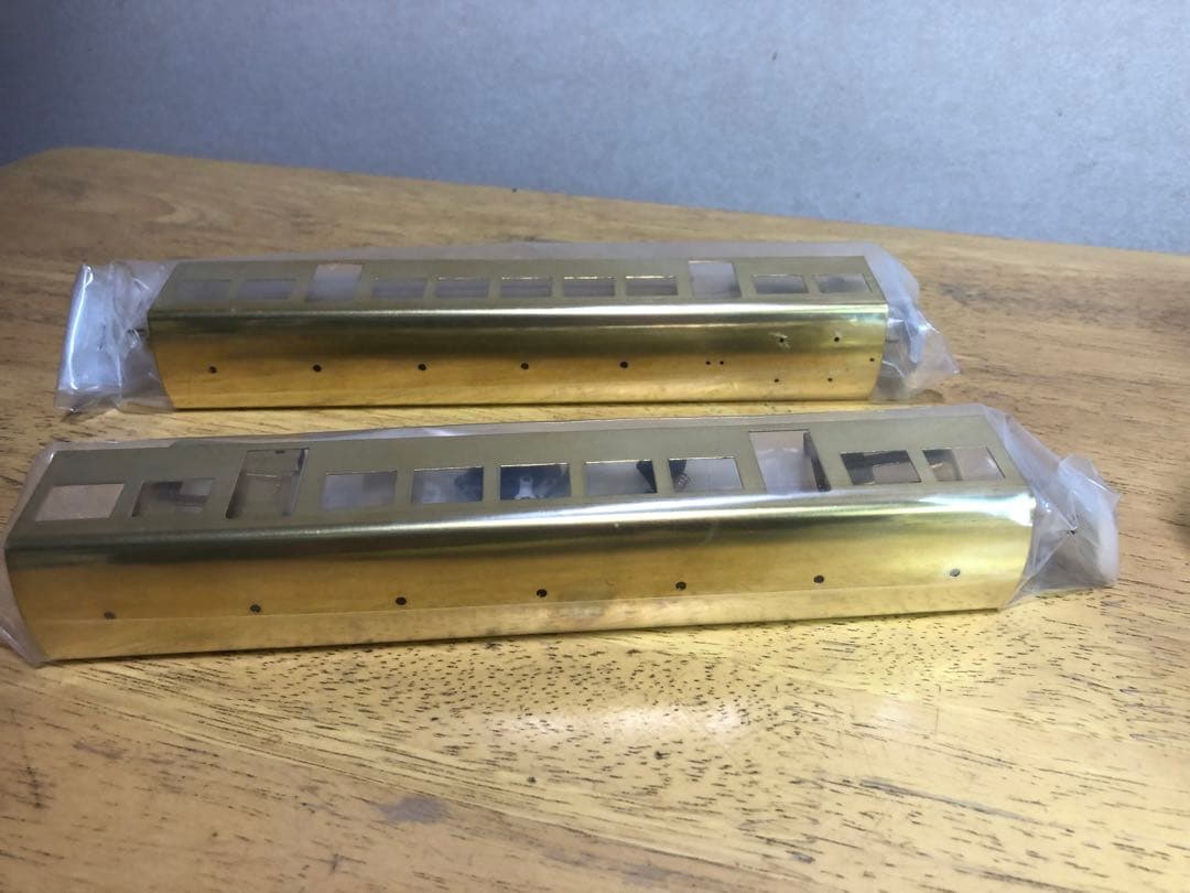 谷川製作所　名鉄3850旧形車体バラキット2両セット、台車、床下器具付き