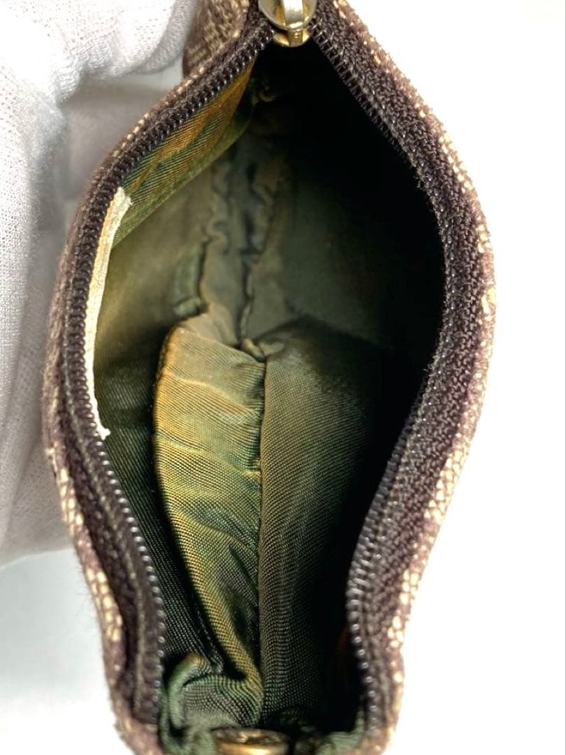 良品　クリスチャンディオール　トロッター　サドル　ケース　ミニポーチ