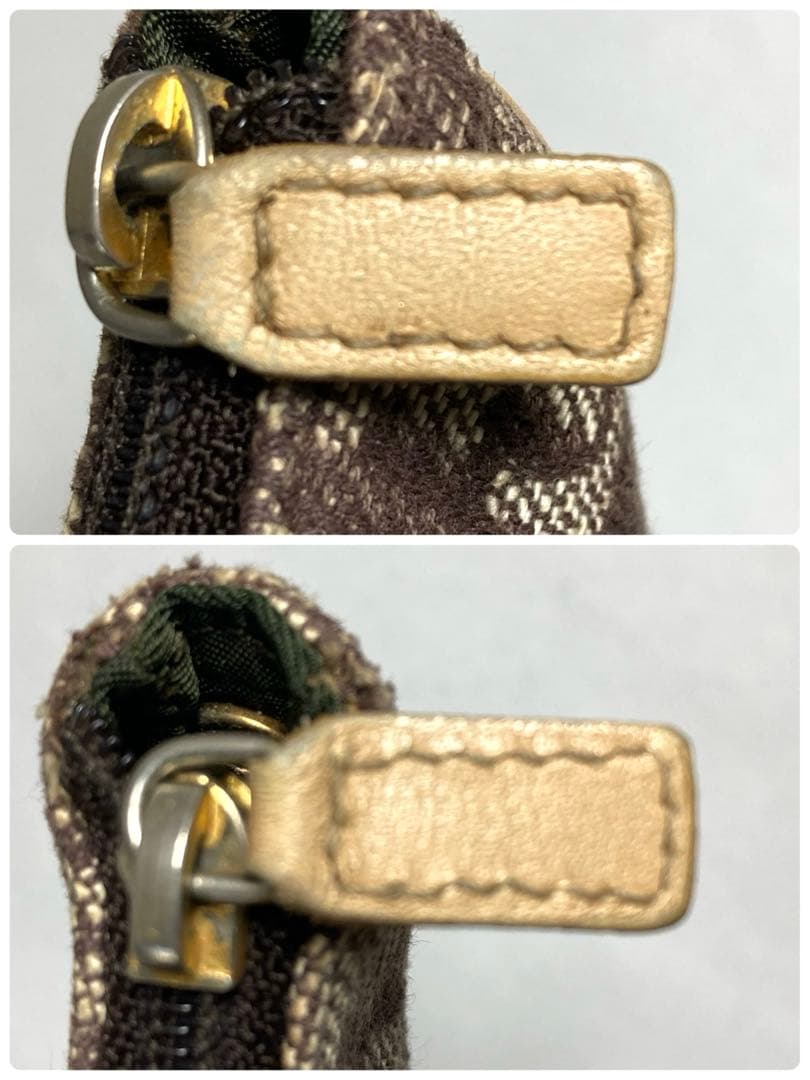 良品　クリスチャンディオール　トロッター　サドル　ケース　ミニポーチ