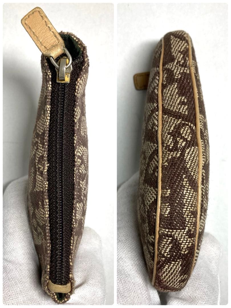 良品　クリスチャンディオール　トロッター　サドル　ケース　ミニポーチ