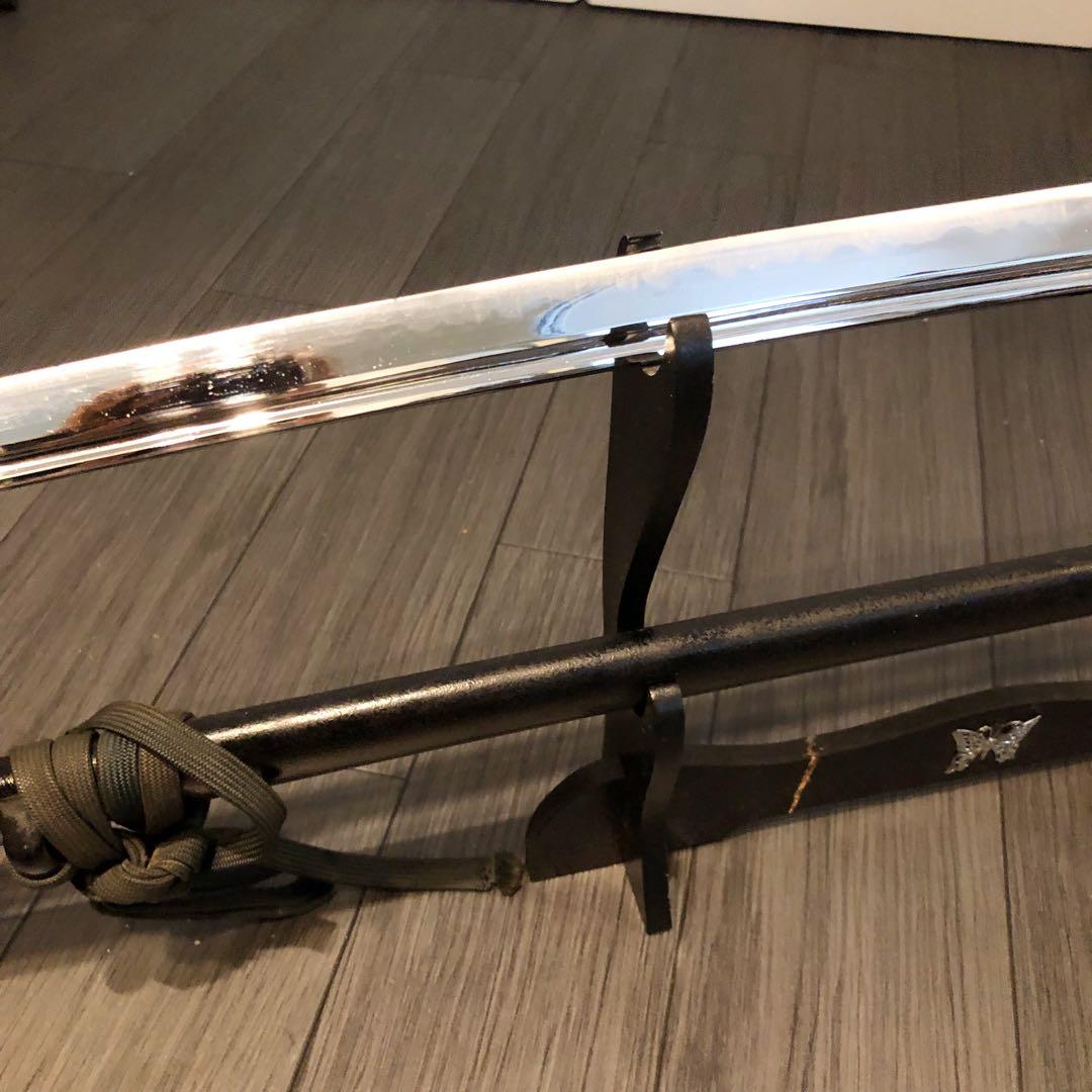 高級模造刀　高級居合刀　樋有刀身　拵全長105cm　居合刀　ヴィンテージ物