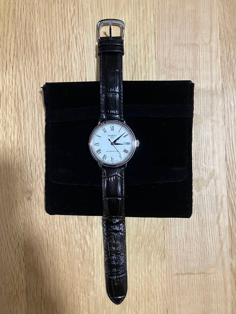 【フェイト】TISSOT 自動巻き時計 ホワイトダイヤル