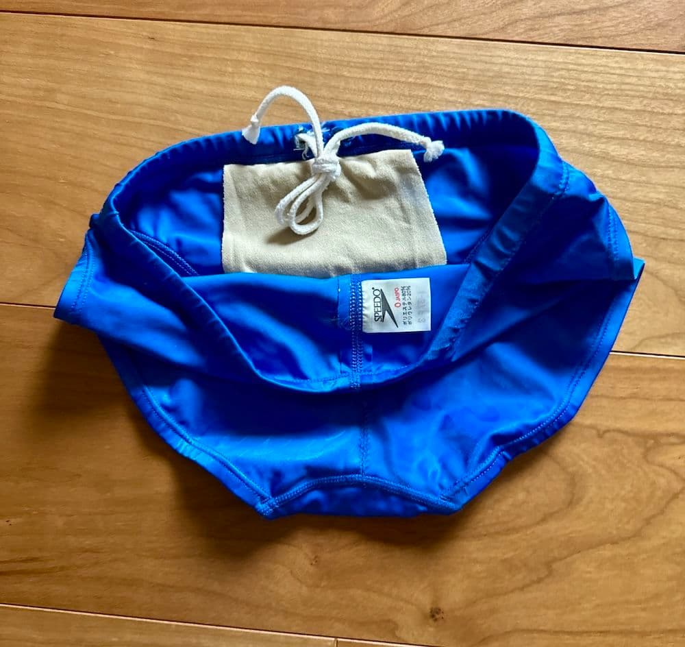 美品】SPEEDO アクアブレードⅡ ダイナカット ブルー ウロコ 競パン