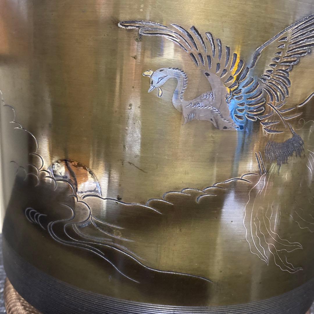 上野花入 上野壺 明治 骨董品