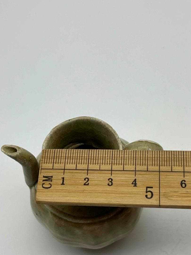 南宋時代 青磁 越州窯水注 執壺 茶壺 酒器 水滴 水指(