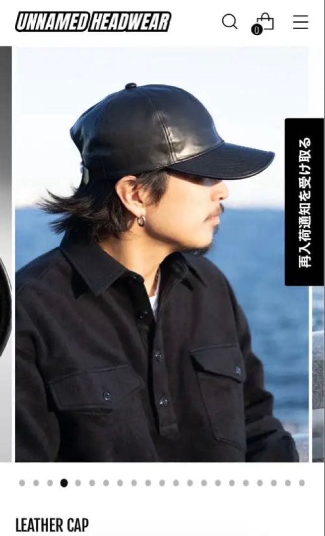 UNNAMED HEADWEAR LEATHER CAP レザーキャップ - メルカリ