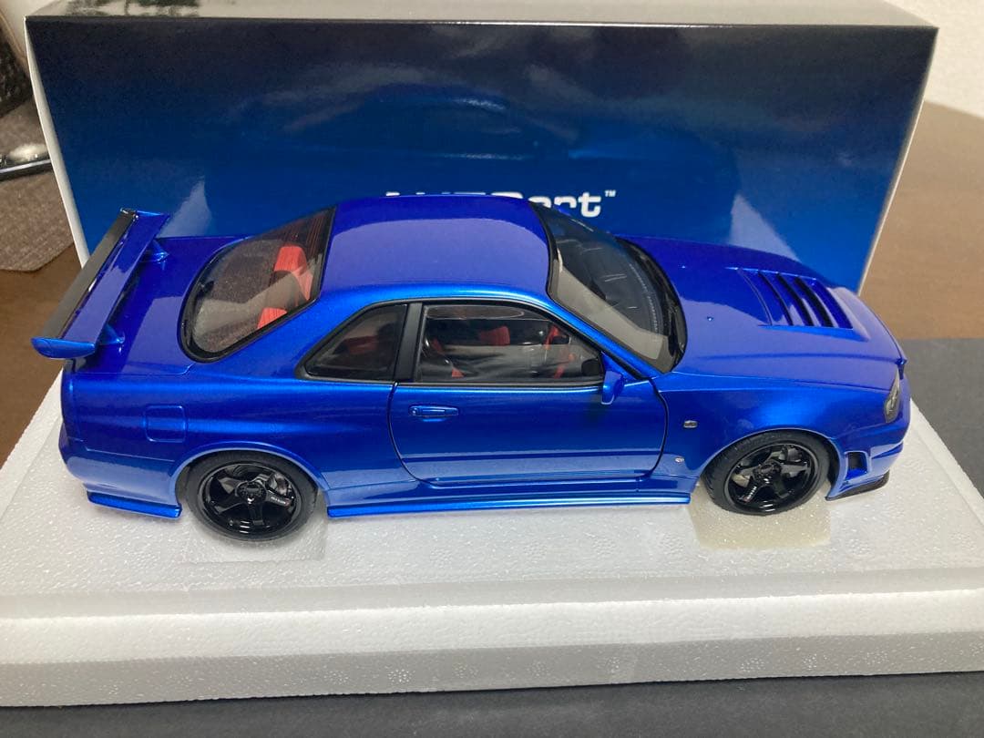 オートアート　1/18 ニスモ R34 GT-R Z-tune ベイサイドブルー