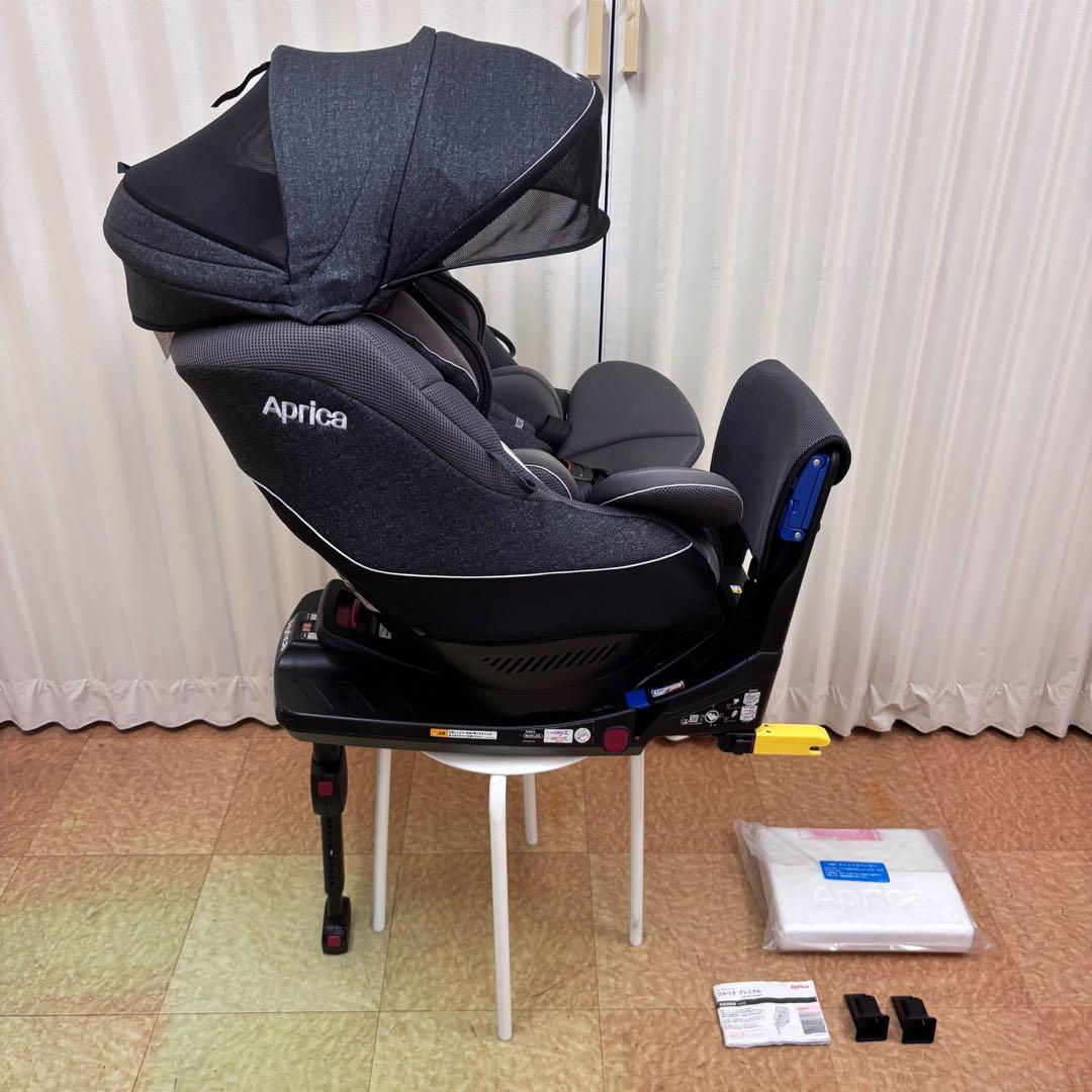 クリーニング済　☆綺麗☆　アップリカ　クルリラ　プレミアム　ISOFIX　完品