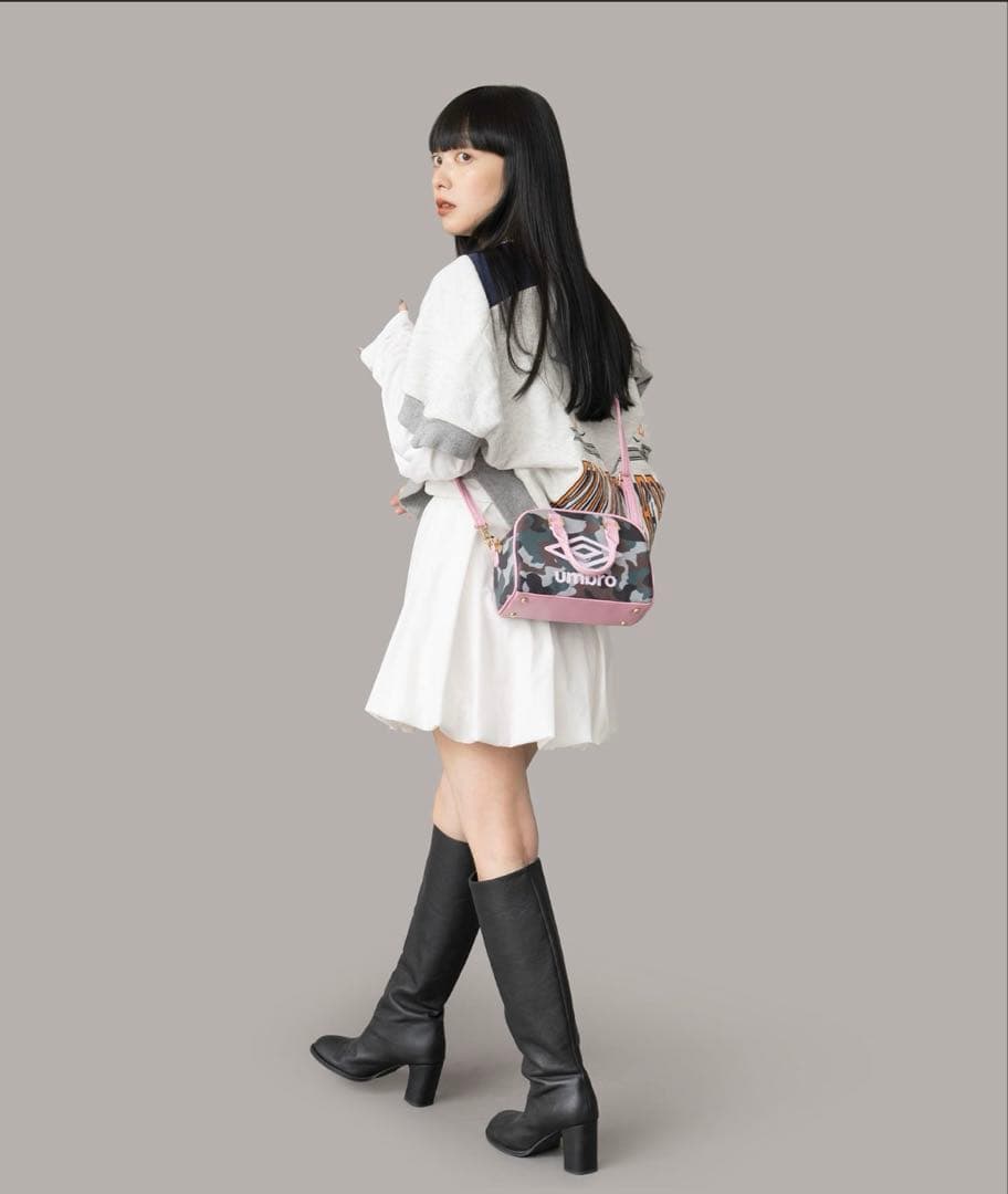 [UMBRO × Casselini] 2WAYプリントミニボストン