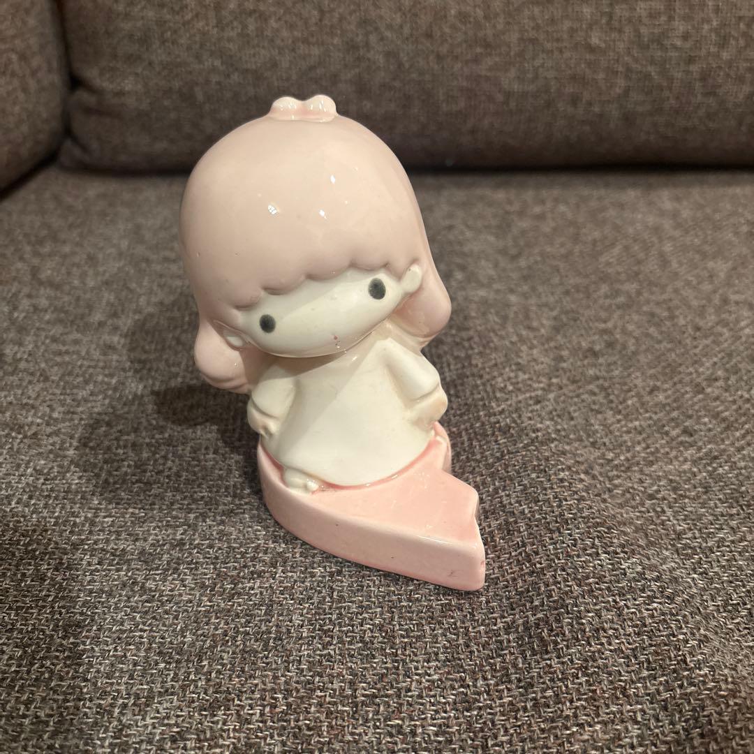 キキララ ララ 貯金箱 レトロ 当時物 旧サンリオ リトルツインスターズ