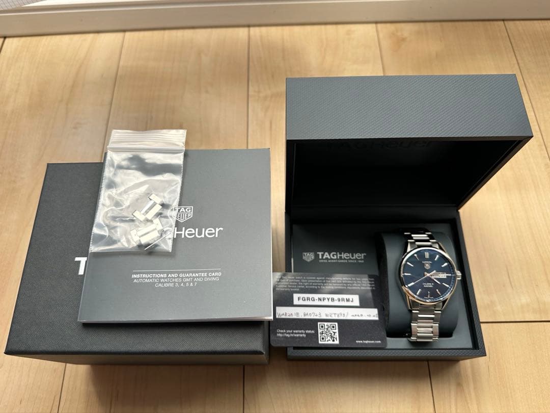 極美品　TAG Heuer Carrera Calibre 5 自動巻き時計