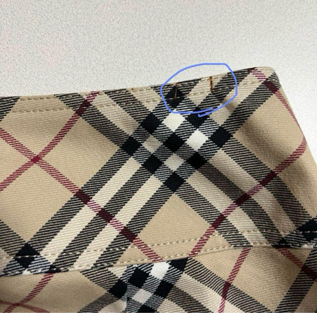 BURBERRY BLUE LABEL ノバチェック　プリーツスカート　38