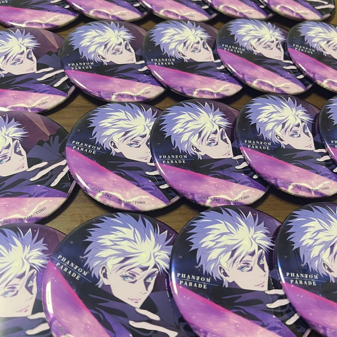 呪術廻戦】 ファントムパレード メタル缶バッジ 五条悟