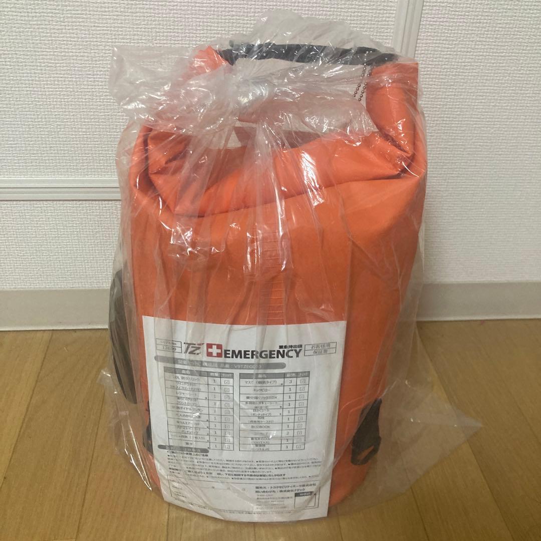 トヨタ 緊急セットC 19点セット 防災 緊急持出袋 車中泊 )トヨタ