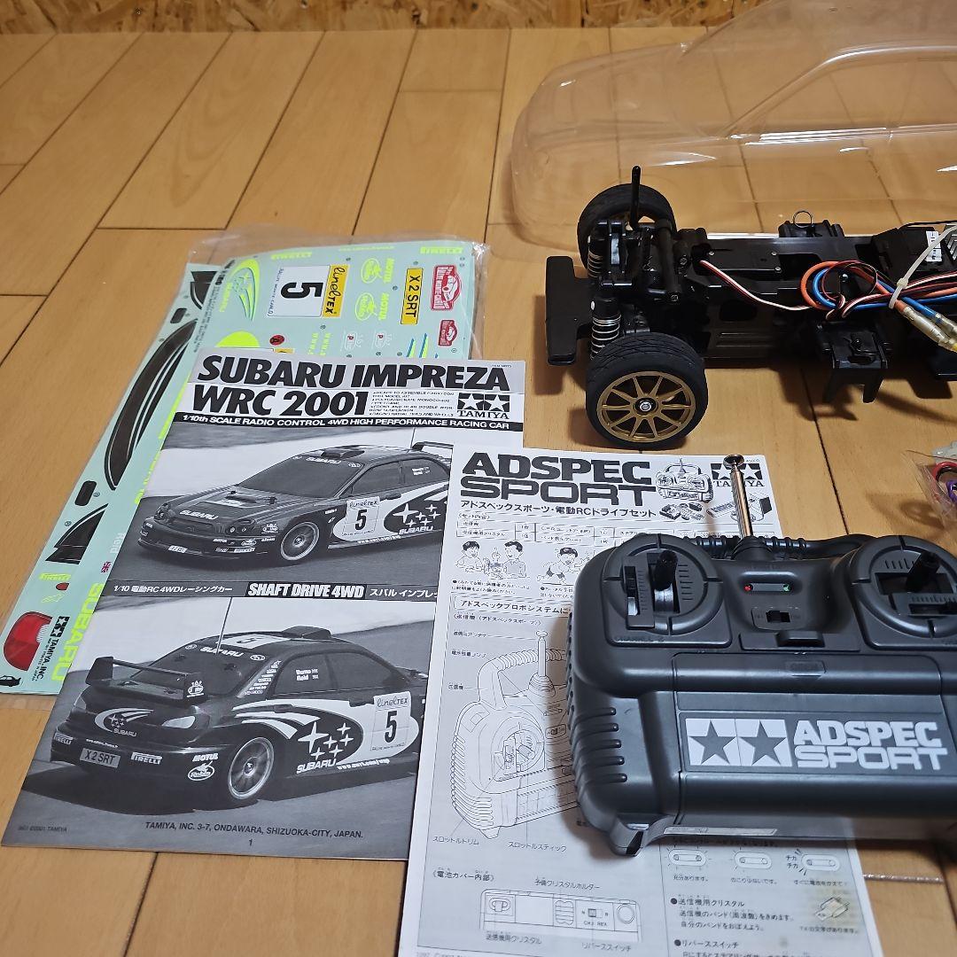 完動品★タミヤ TL-01 SUBARU インプレッサ WRC2001 ラジコン
