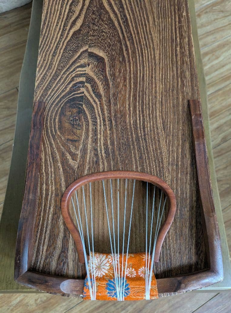 琴　和楽器　弦楽器 13弦　すだれ彫り　美木目