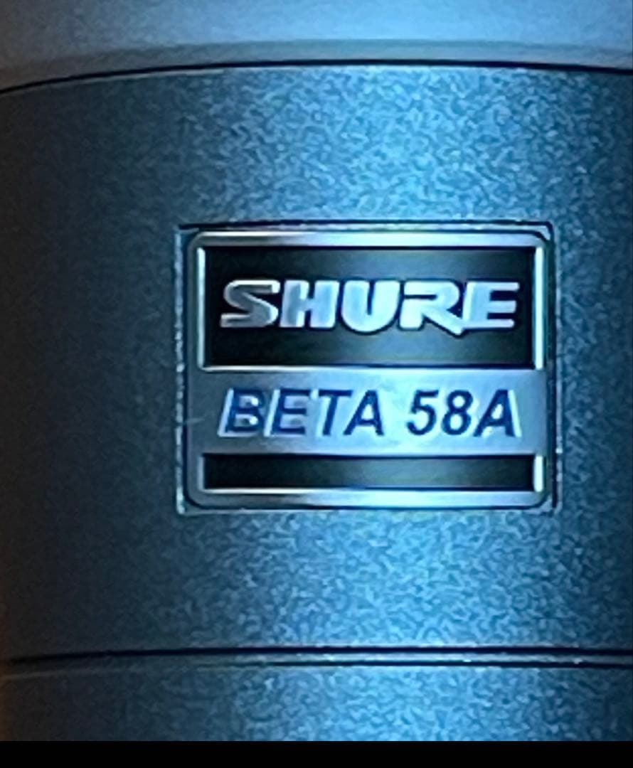 SHURE BETA58A ダイナミックマイク　1本