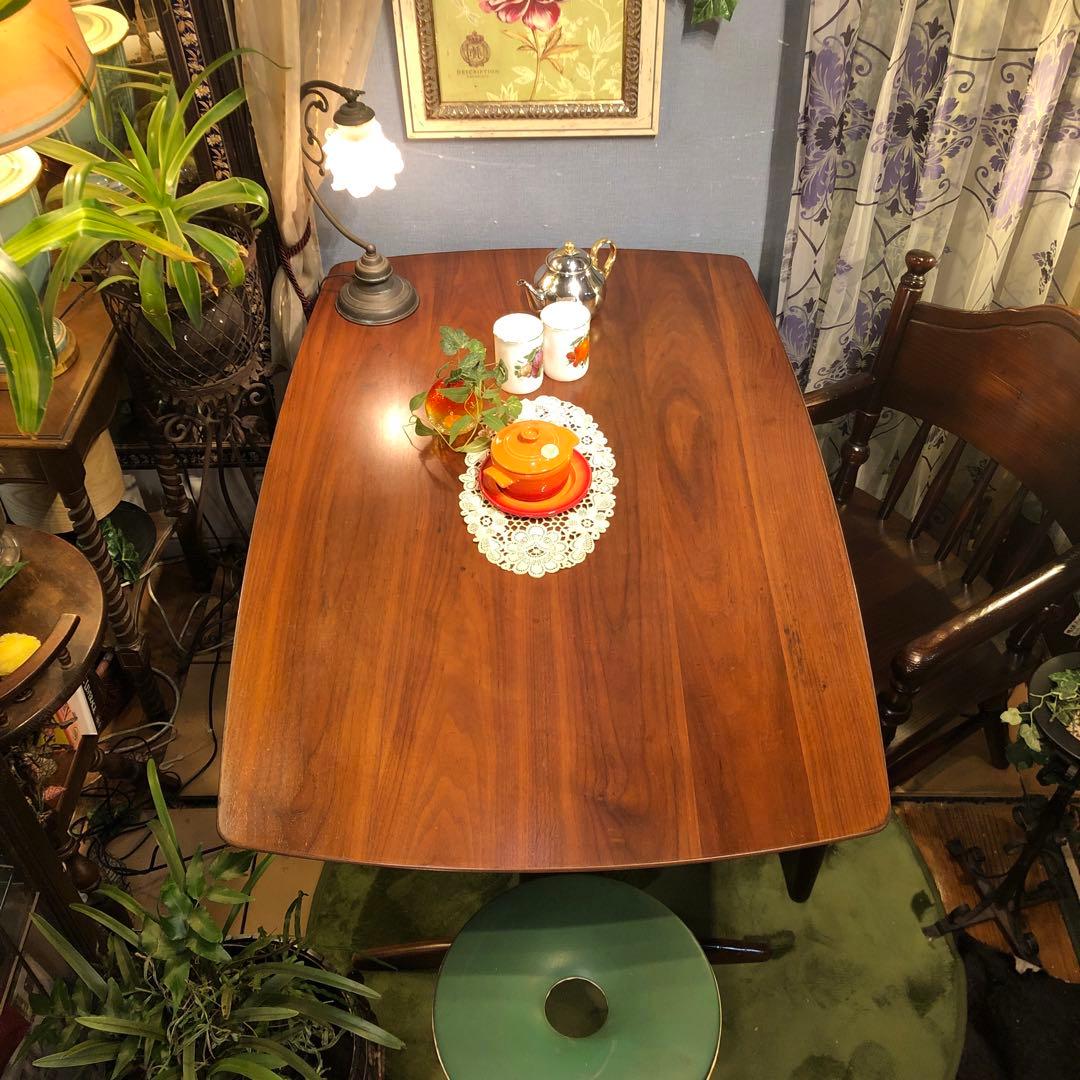 Sale ヴィンテージ ウォールナット　ブリッジ　ダイニングテーブル