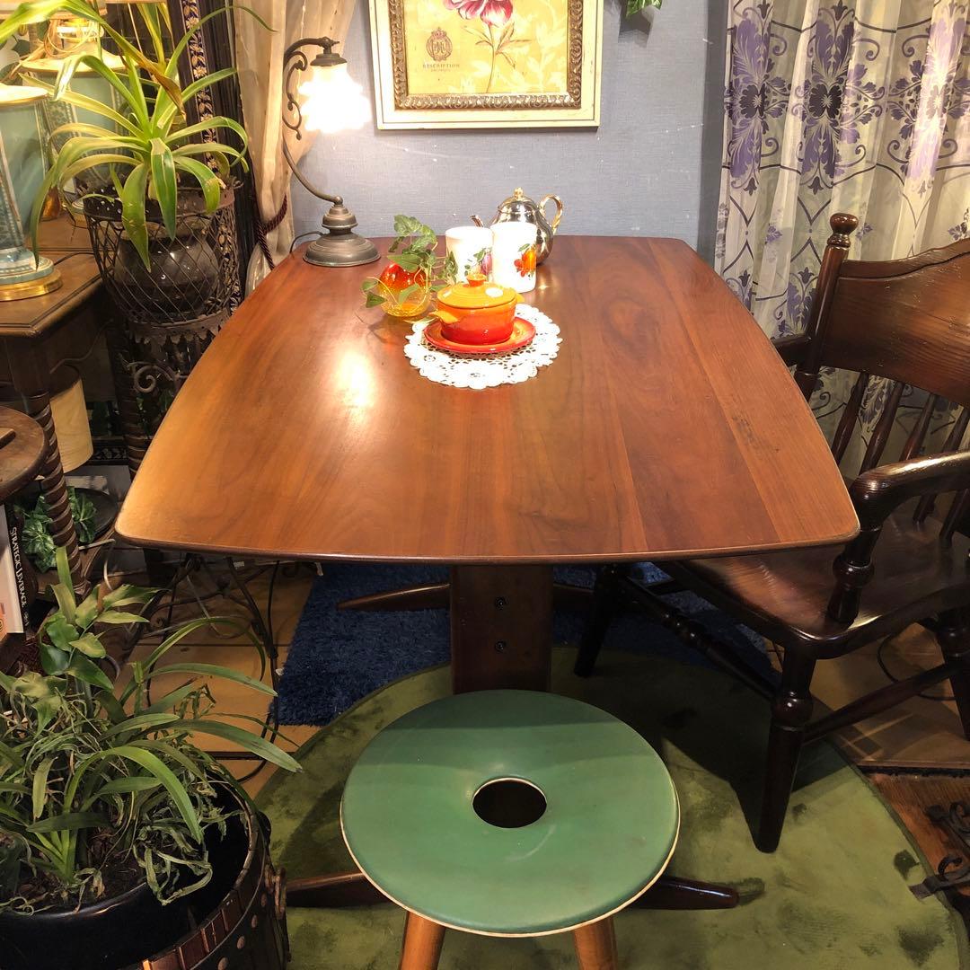Sale ヴィンテージ ウォールナット　ブリッジ　ダイニングテーブル
