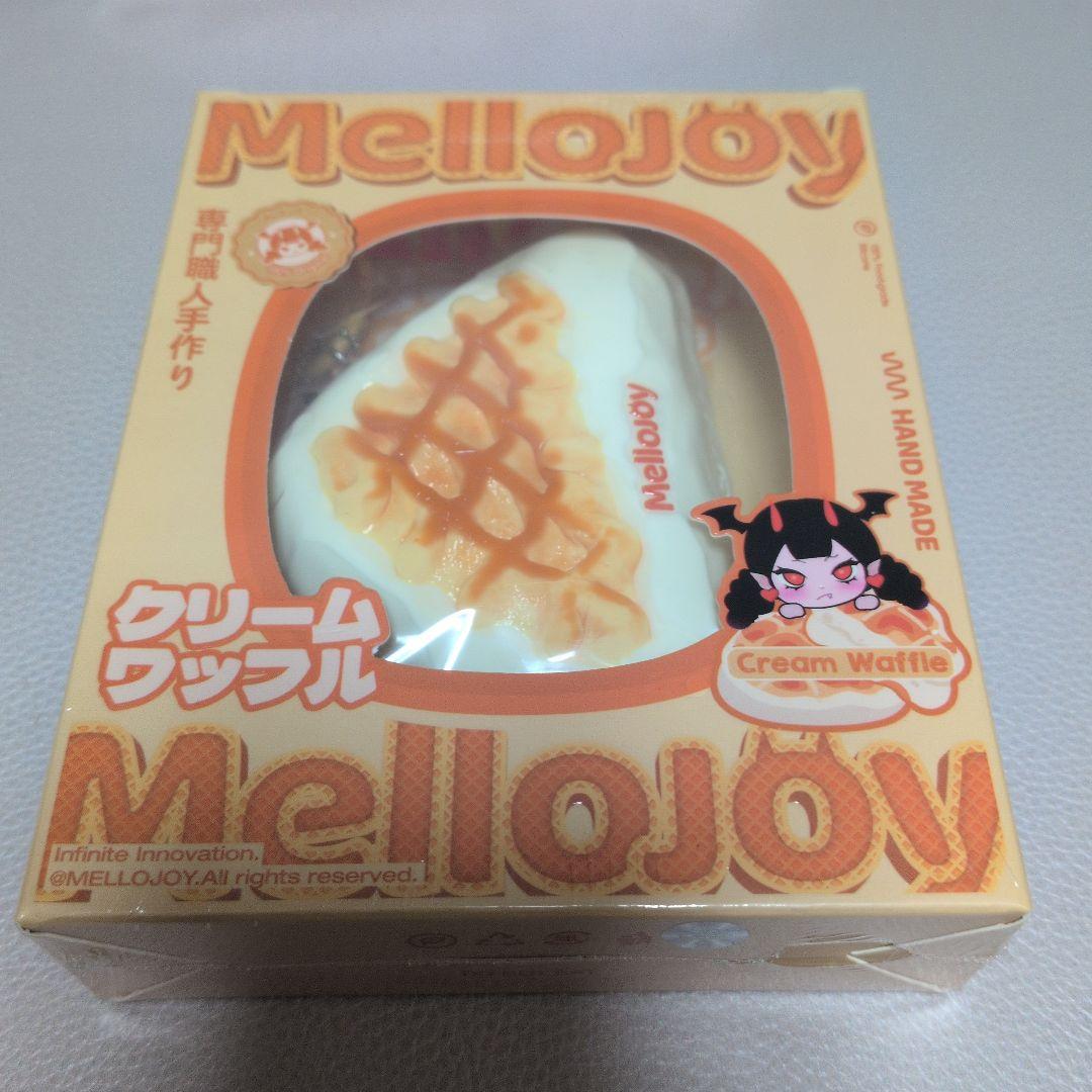 Mellojoy スクイーズ 未開封 クリームワッフル さんかく まる