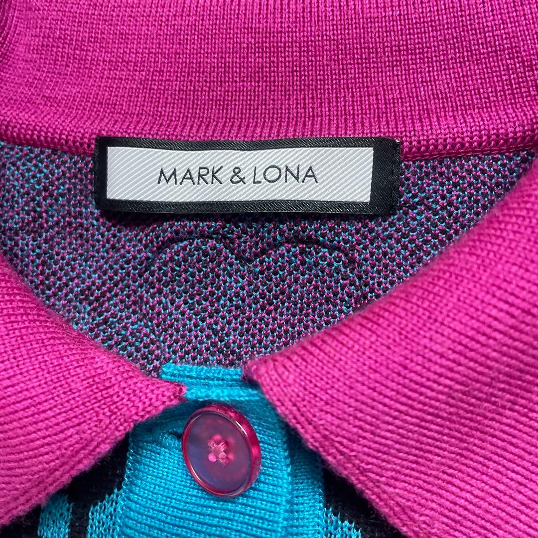 美品　MARK & LONA RF Leopard ポロセーター