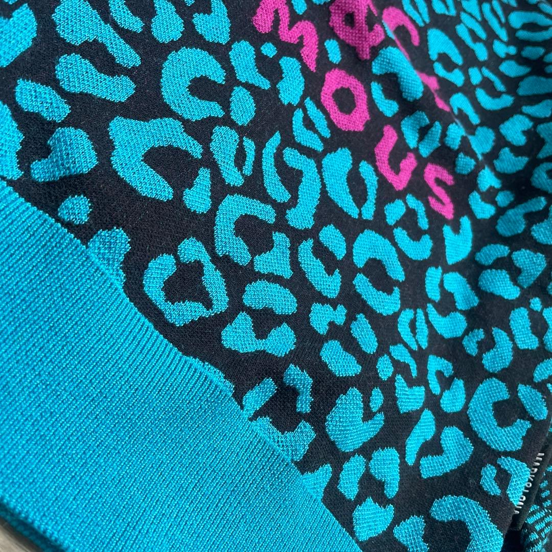 美品　MARK & LONA RF Leopard ポロセーター