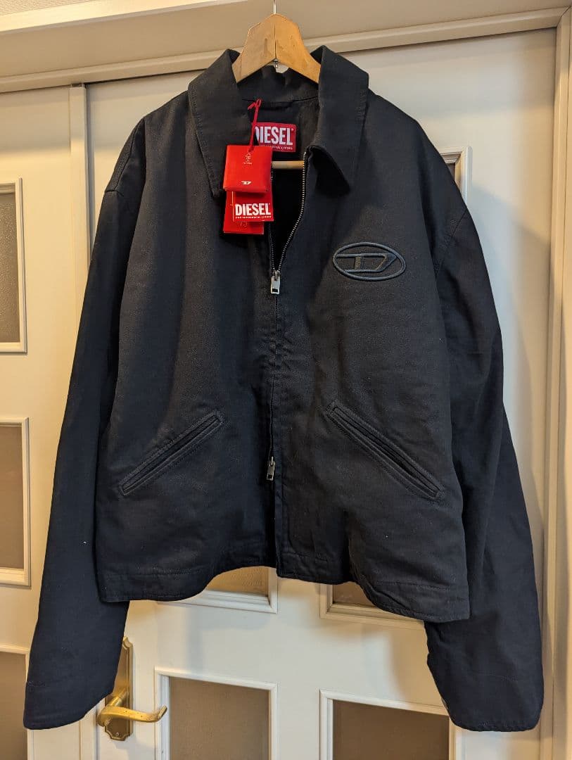 DIESEL [新品タグ・予備ボタン付き] グレン期 ダブルジップジャケット