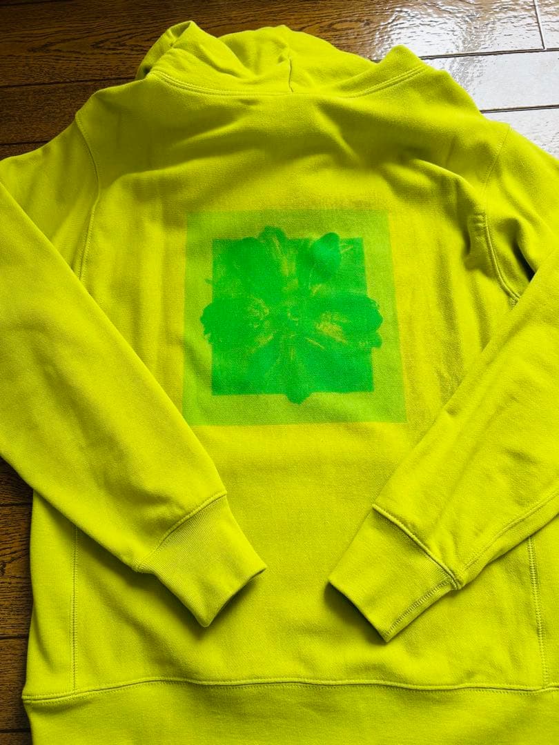 藤井風 my flower's here フーディ パーカー グリーン Mサイズ - メルカリ