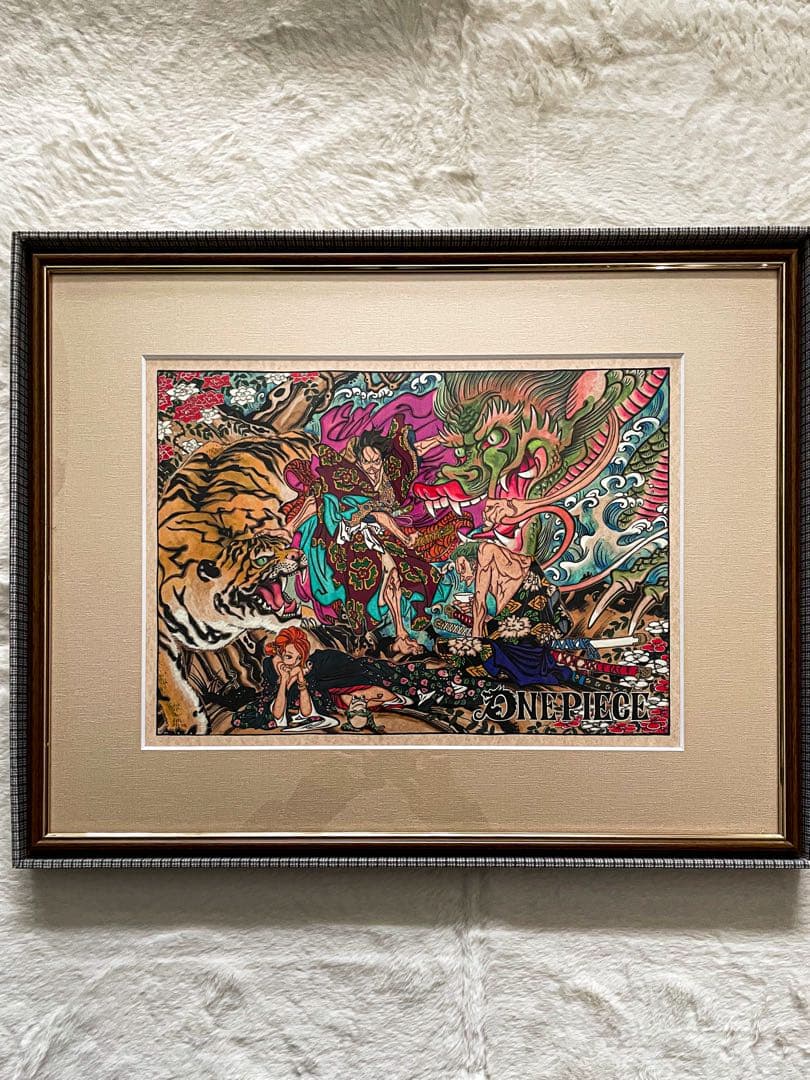 ONE PIECE ワンピース　和風　高級複製原画　絵画