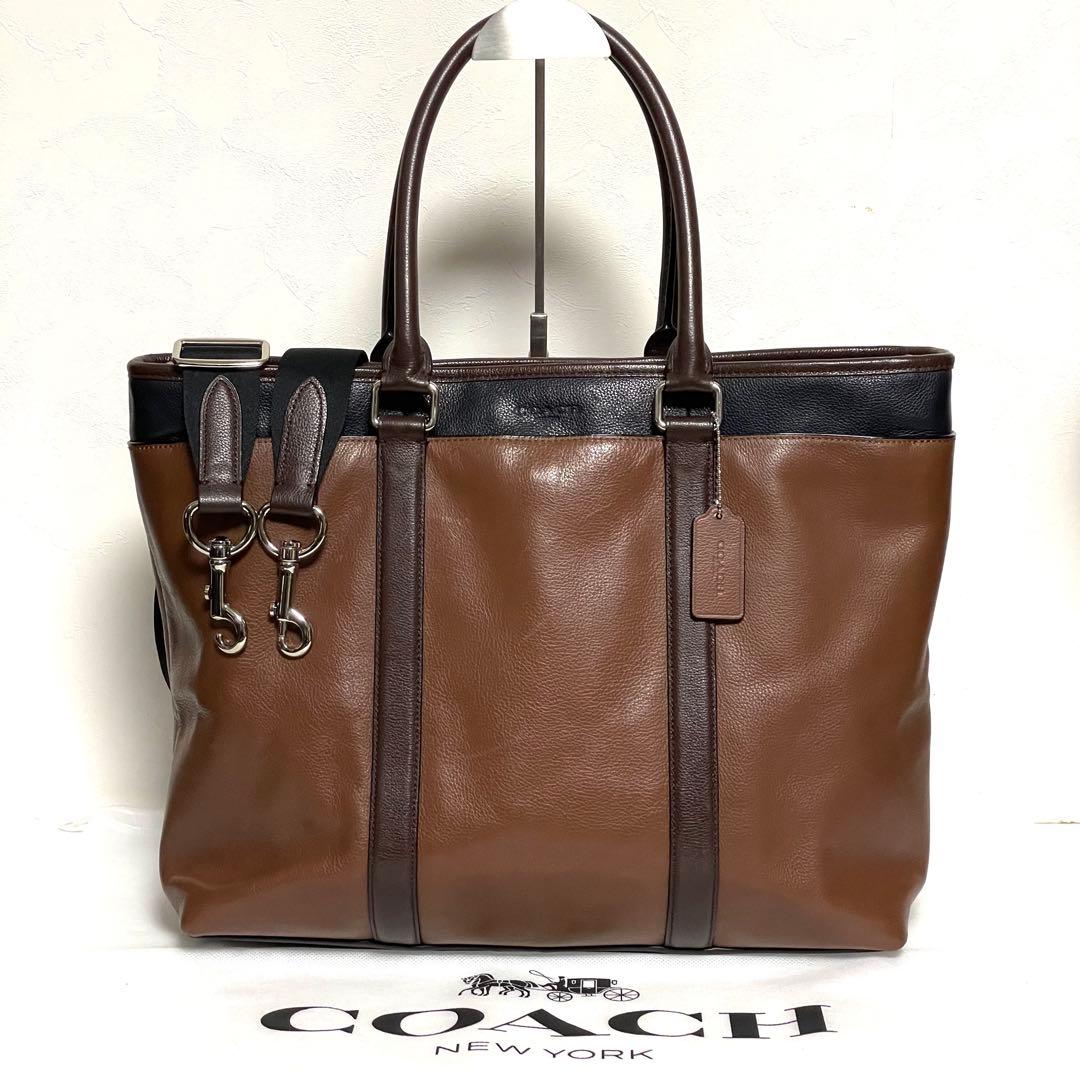 ✨極美品 大容量✨COACH メトロポリタン 2way ビジネスバッグ 斜め掛け