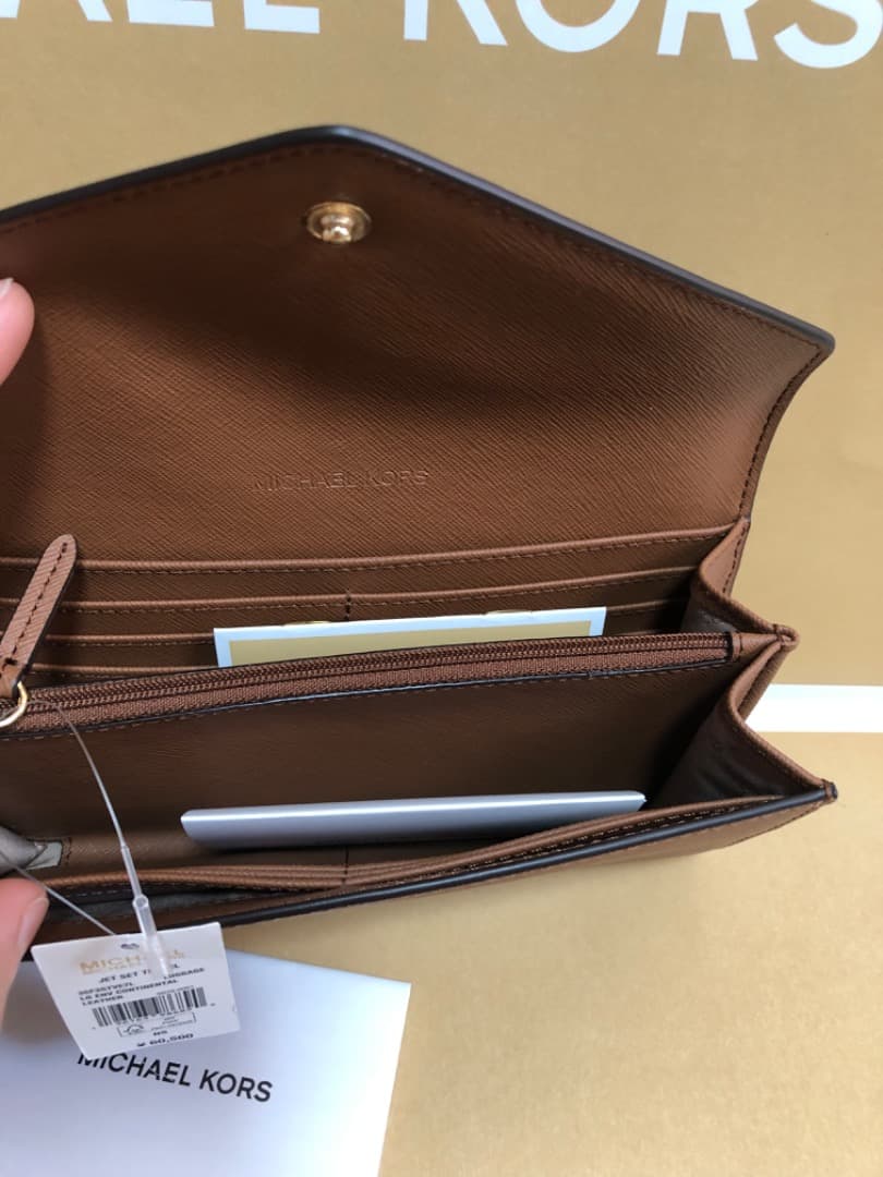 MICHAEL KORS ブラウン 三つ折り財布