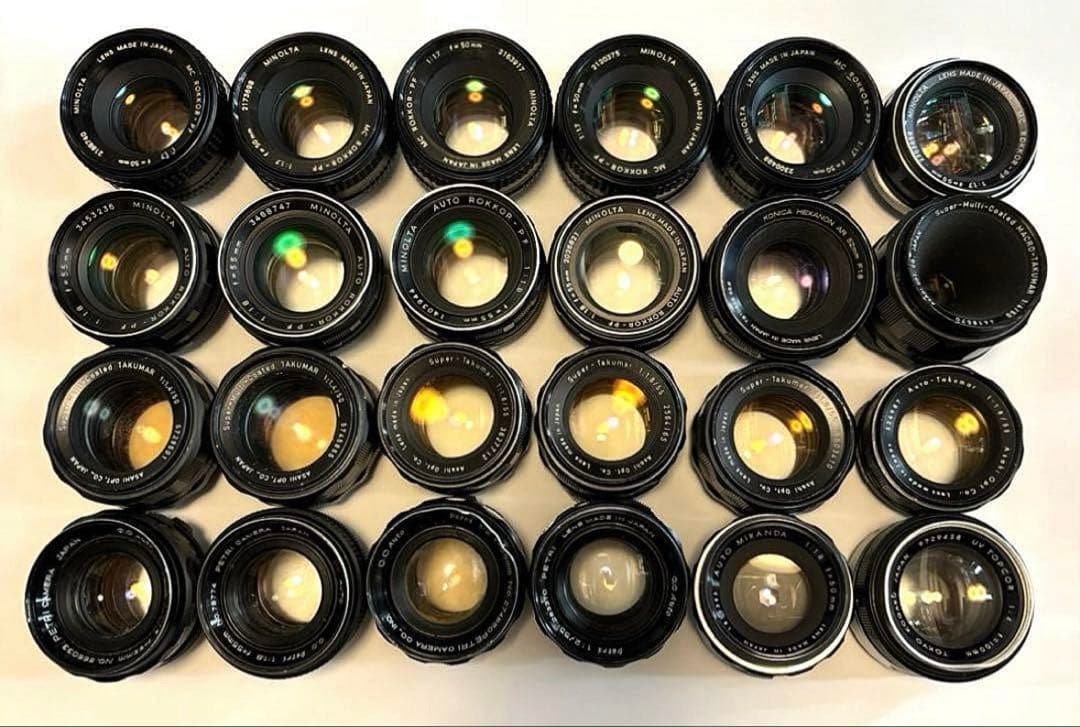 まとめ売り②】PENTAX、MINOLTAなどオールドレンズ24点