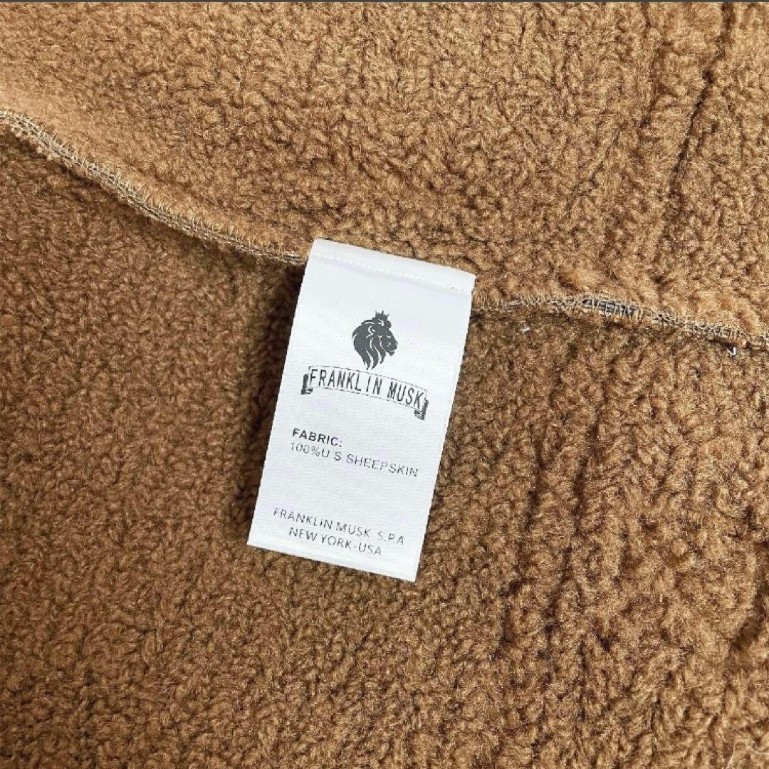 ★定価12万 FRANKLIN MUSK 新品レザー羊革100% サイズＬ