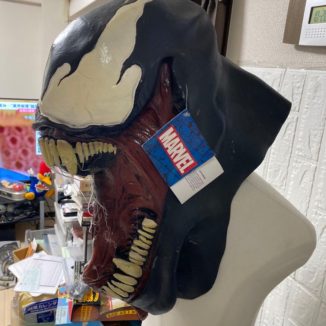 Venom マスク 黒/赤/白 お面　ハロウィンアイテム